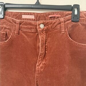 Pilcro  anthropology Terracotta Corduroy Trousers